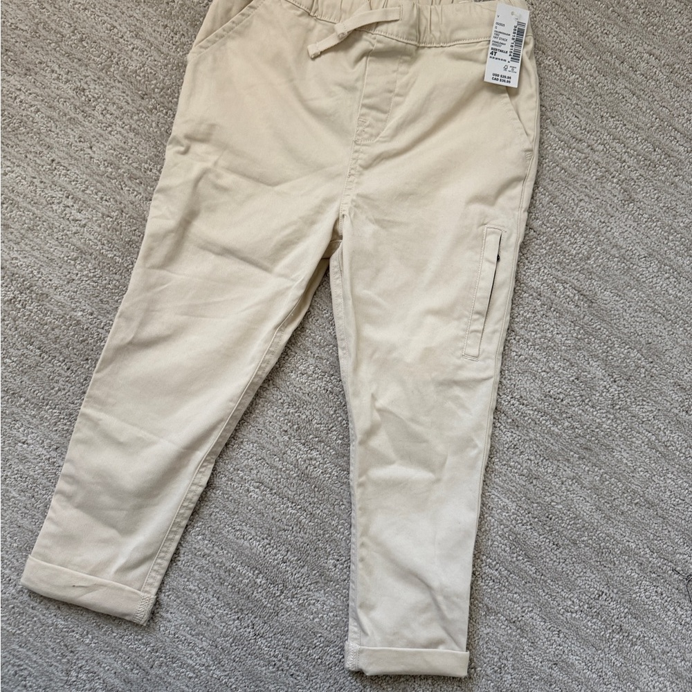 The Children's Place Cream Cargo Pants